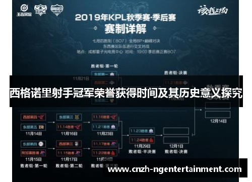 西格诺里射手冠军荣誉获得时间及其历史意义探究